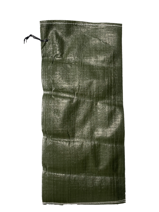 Polypropylene Heavy Duty Sandbag Green Unfilled - Pack of 5 | Mudfords