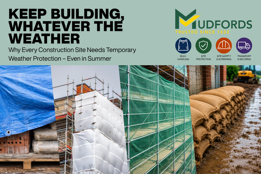 Why Every Construction Site Needs Temporary Weather Protection Even in Summer