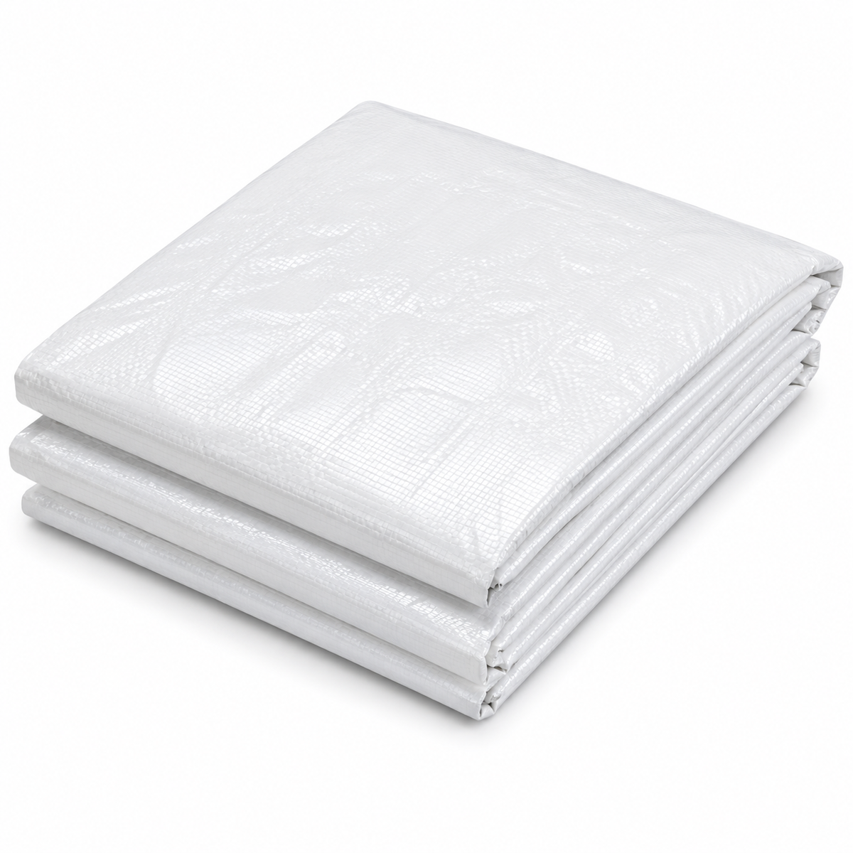 White PE Tarpaulin 110gsm – Waterproof Multi-Purpose Cover