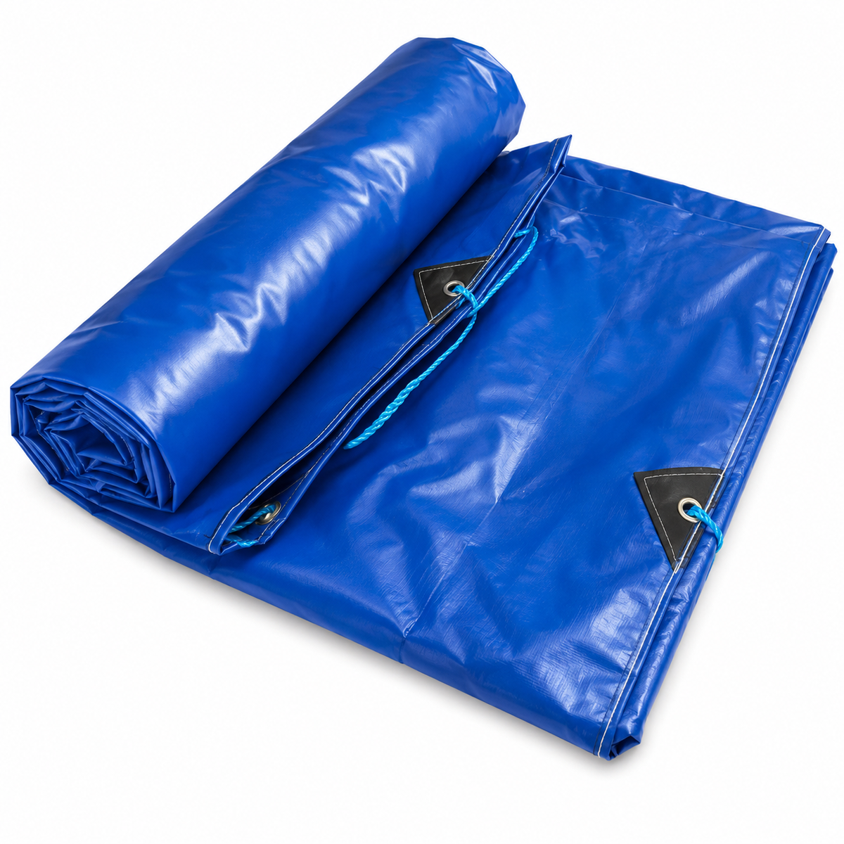 Heavy Duty PVC Tarpaulin 610gsm Blue – Waterproof Industrial Cover