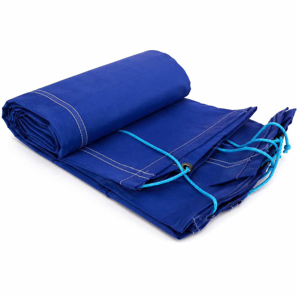 Blue Cotton Canvas Tarpaulin 14oz – Breathable Water-Repellent Cover