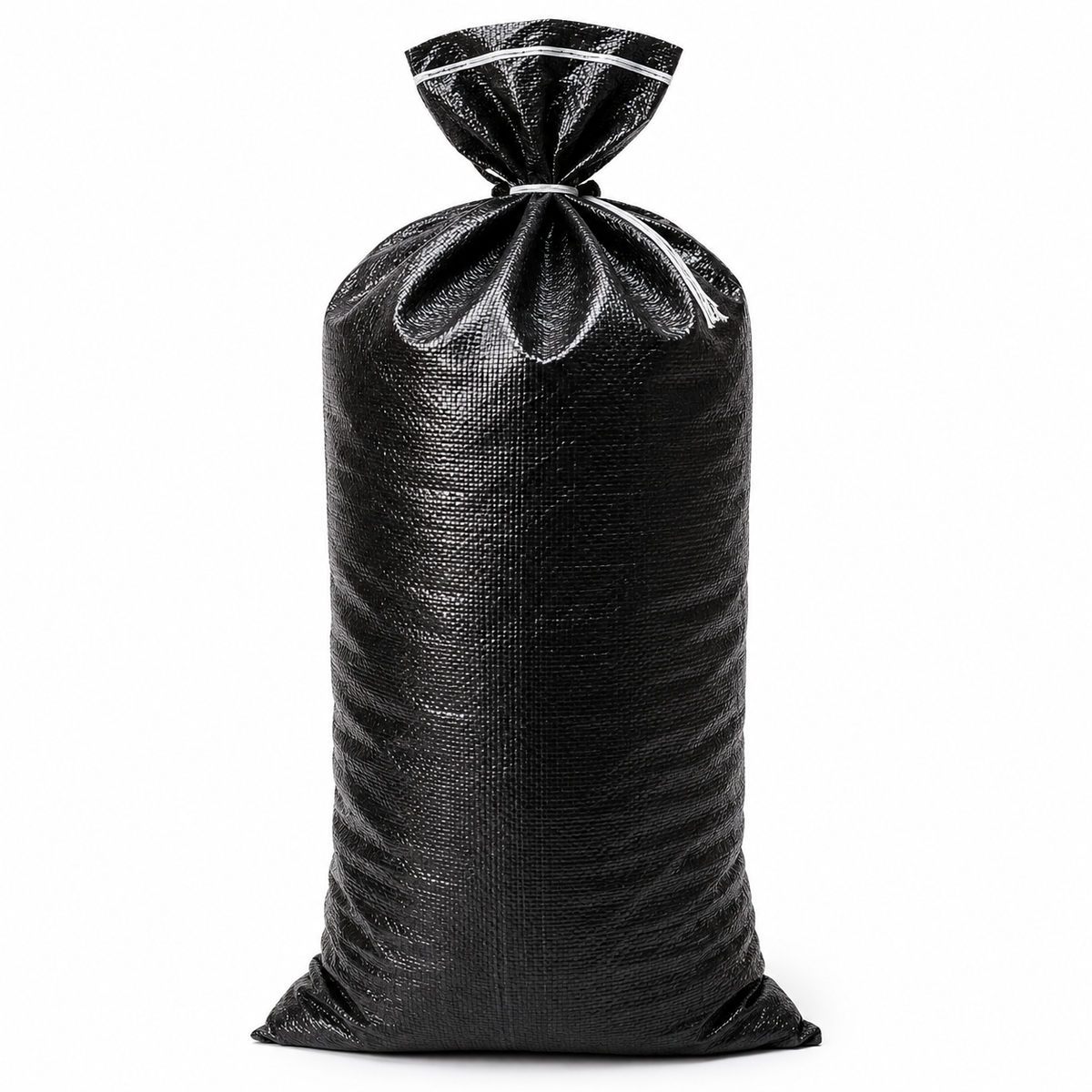 Polypropylene Heavy Duty Sandbags – Black, Unfilled (Pack of 5) | Flood Defence & Outdoor Use