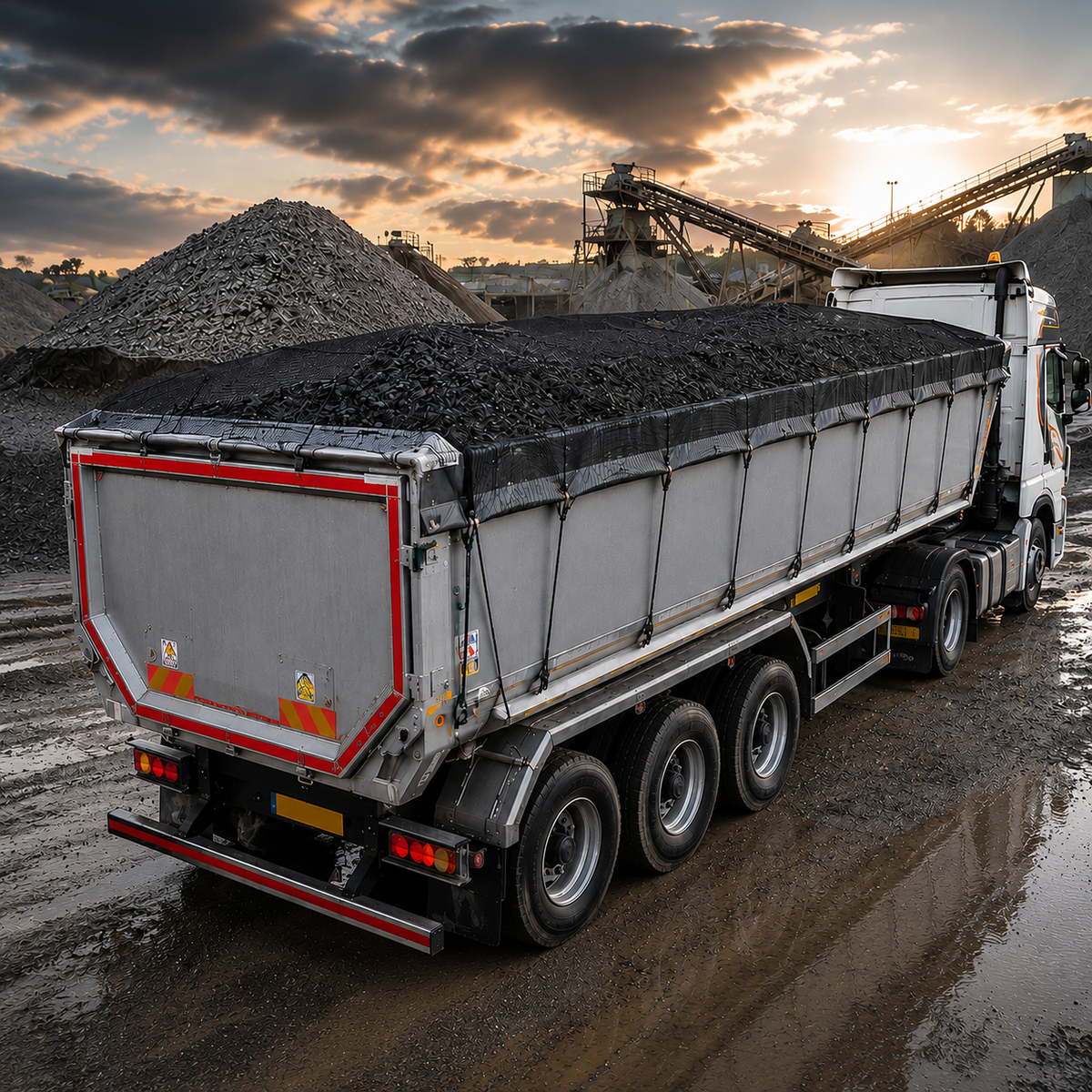 Custom made haulage nets manufactured by Mudfords