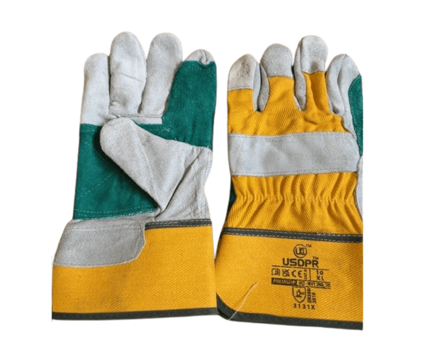 Predator Rigger Gloves – Split Double Palm Safety Gloves with fleece palm lining | Mudfords