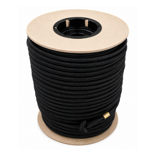 Shock Cord – Black Elastic Bungee Cord