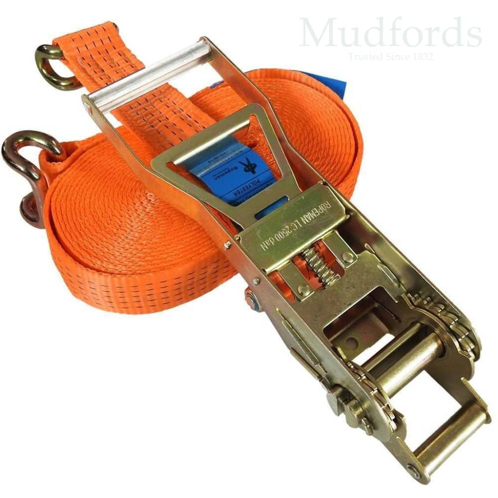 Ergonomic Ratchet Strap & Chassis Hook | Mudfords