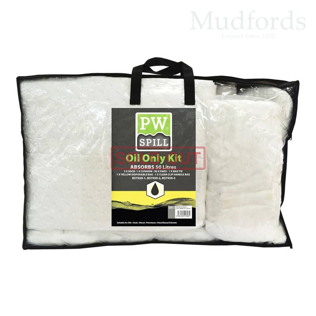 Oil Spill Kit 50 Ltrs | Mudfords