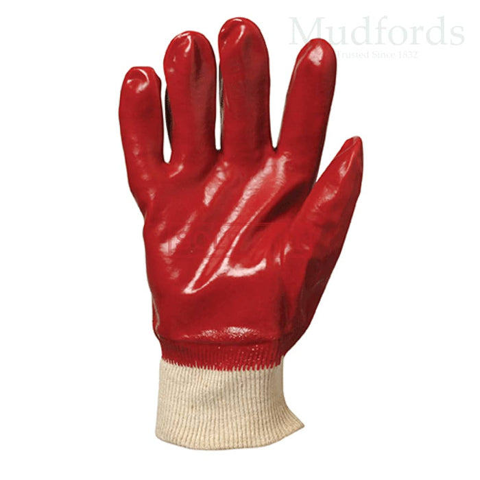 Red PVC Gloves | Mudfords