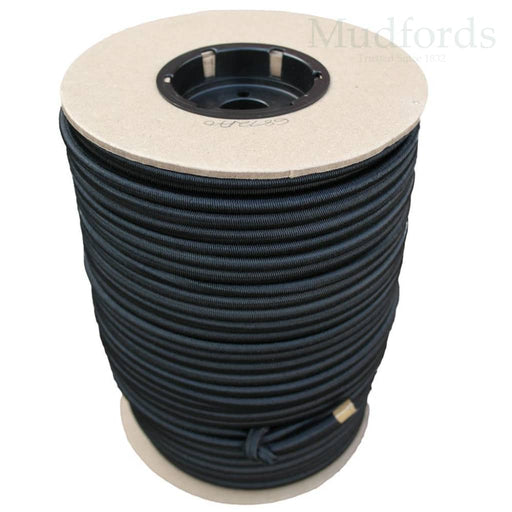 Shock Cord - Black - (sold per metre) | Mudfords